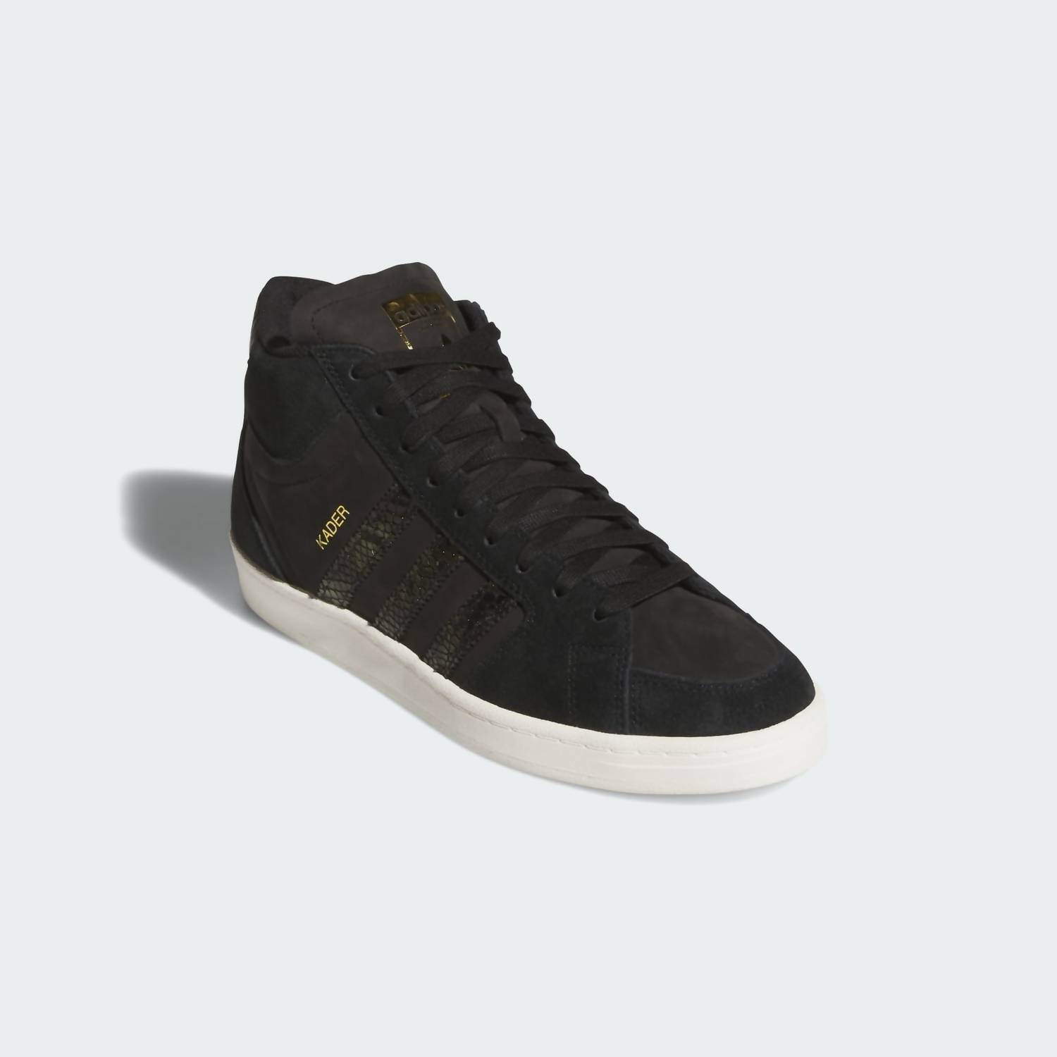 New Adidas Men's Superskate X Kader Shoes In Core Black / Supplier Colour / Off